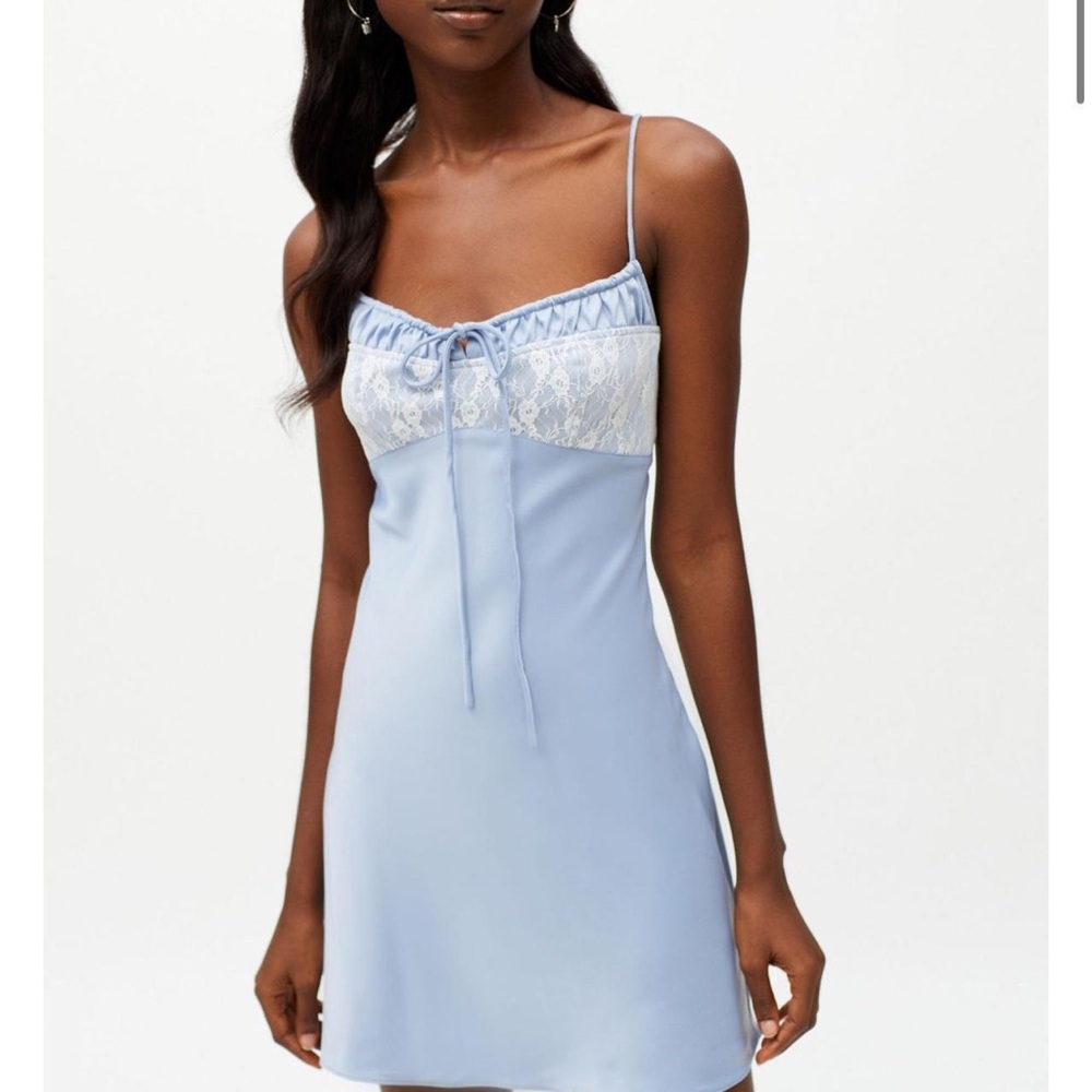 Urban Outfitters Women's Babydoll Dress  - Periwinkle